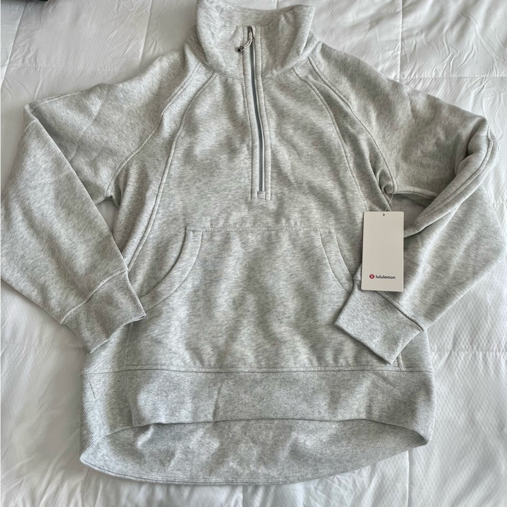 Lululemon Gray Half-Zip Pullover